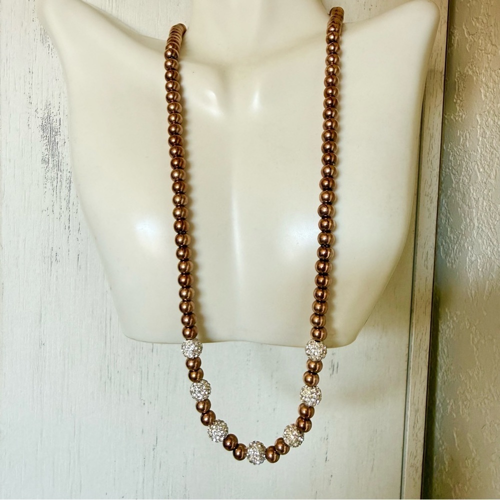 MICHAEL KORS Necklace disco ball 18”